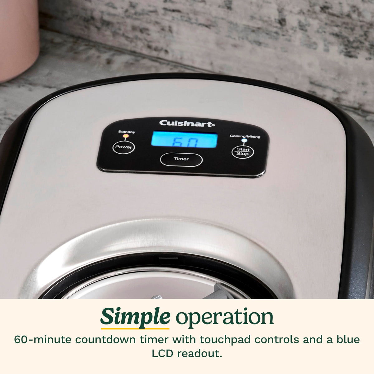 Cuisinart Stainless Steel / 1.5 Quart / 1.5 quarts Ice Cream Machines