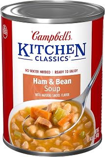 Campbell's Kitchen Classics Hearty Ham & Bean Soup, 14.5 oz. Can