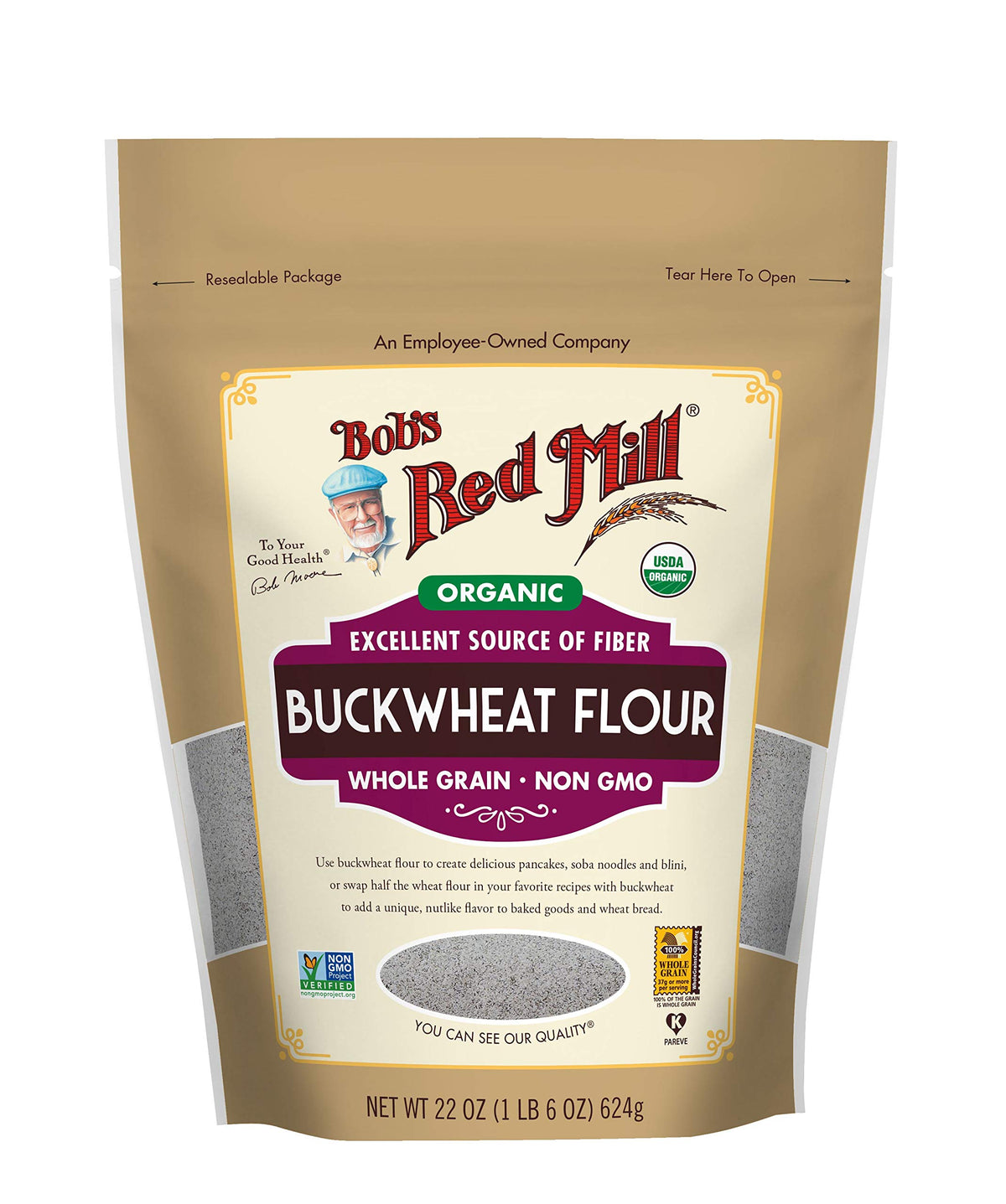 Bob's Red Mill 22 Ounce (Pack of 1) / VO / 1 Buckwheat