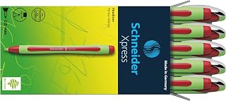 Schneider 0.8mm Xpress Fineliner Pen - 1 Count, Red