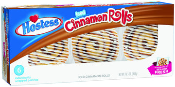 Danish Snack Cakes (Iced Cinnamon Rolls) by Hostess – 1 Count (Pack of 1)