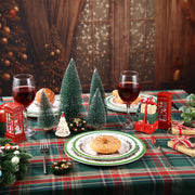Loyim Melamine Christmas Plates, 8 Inch, Set of 6