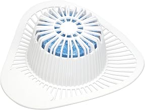 Magnum Urinal Screen with Non-para Enzyme Block by Big D – 2500 flushes, Plastic, White, Pack of 6