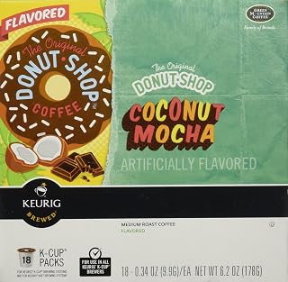 The Original Donut Shop Keurig Donut Shop Coconut Mocha 18 K CUP PACKS,0.34oz