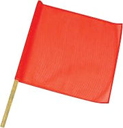 NMC National Marker STF1 SAF-T-Flag - Red/Orange, No Diagonal