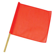 National Marker SAF-T-Flag - Red/Orange by NMC – 18 inches x 18 inches with a 30-inch handle, Plastic, Red/Orange, Model STF1