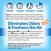 Solid Odor Absorber Eliminator by OdoBan – 14 Ounce (Pack of 1), Linen, White, Model 9735C61-14Z12