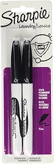 Sharpie Rub-a Dub Laundry Markers Black, 2pk