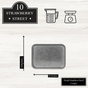 10 Strawberry Street 6.5" / Stainless Steel / 1 Dinner Plates