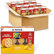 Ritz Cheese Sandwich Crackers, Lunch Snacks, 48 Snack Packs