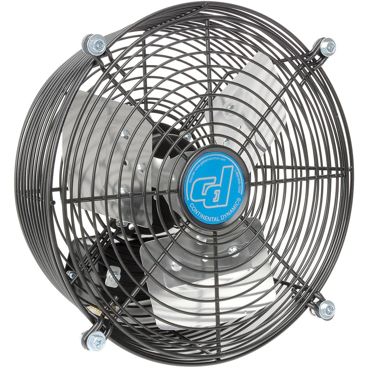 10" Direct Drive Exhaust Fan by Global Industrial – 10 Inch, Aluminum, Black