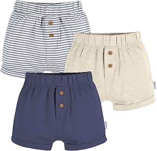 Gerber Baby Boys & Girls 3-Pack Knit Shorts