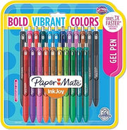 Paper Mate InkJoy Gel Pens, Medium Point, 0.7 mm, Assorted Ink Colors, Pack Of 22 Pens