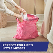 Small Trash Bags by Hefty – 20 Count (Pack of 2), 4.0 gallons, PE, Pink, Pack of 2