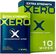 Clinical Strength Travel Antiperspirant and Deodorant Wipes for Men and Women by Stock Your Home – 1 Count (Pack of 10), Pack of 10