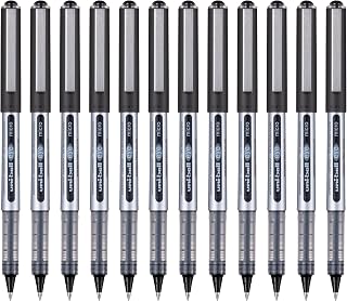 Uni-Ball Rollerball Liquid Ink Eye Micro UB-150E Black 0.5mm Box 12 pcs