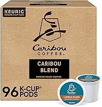 Caribou Coffee Caribou Blend Keurig Single-Serve K-Cup Pod, Medium Roast Coffee, 96 Count