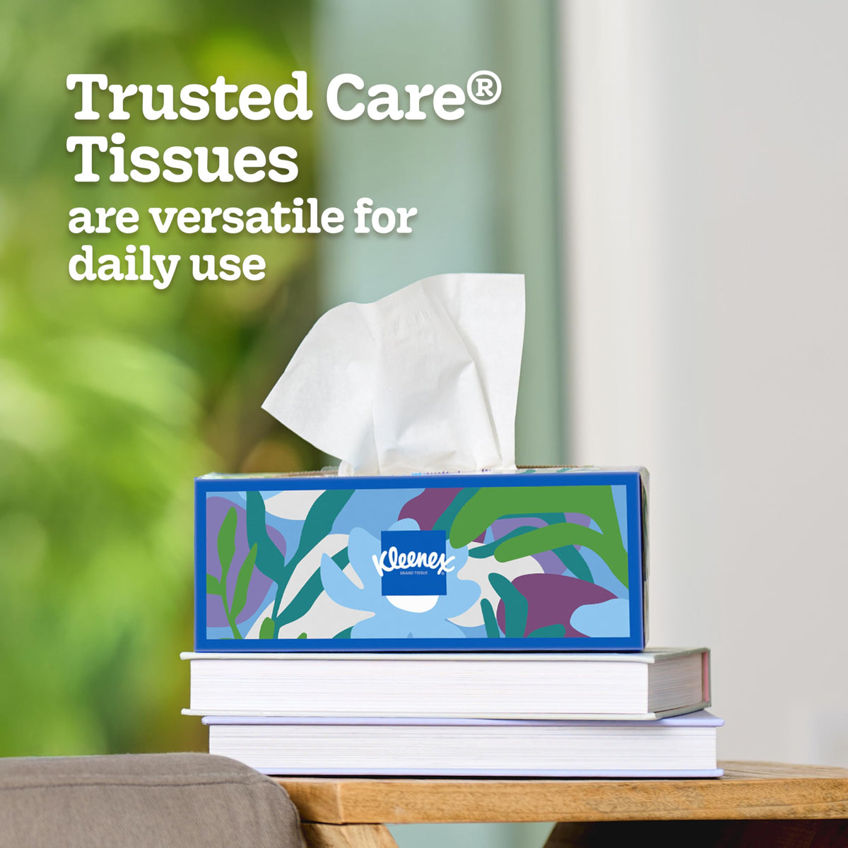 Trusted Care Facial Tissues by Kleenex – 160 Count (Pack of 3), Paper, White, Pack of 3, Model 10036000543039
