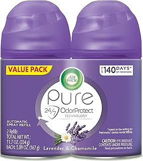 Automatic Air Freshener Spray Refill by Air Wick – 11.78 Ounce (Pack of 1), Liquid, Purple, Model 85595