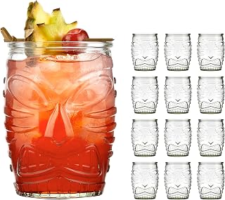 Libbey 70351 "Tiki" Drinking Glass, 473 ml, Set of 12