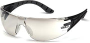 Pyramex Endeavor Plus Safety Glass Black/Gray Frame With Foam Padding Clear H2MAX Anti-fog Lens