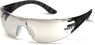 Pyramex Endeavor Plus Safety Glass Black/Gray Frame With Foam Padding Clear H2MAX Anti-fog Lens