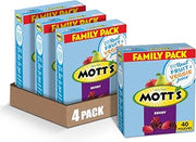 Mott's Berry Fruit Snacks Family Pack, 32 oz, 40 ct (Pack of 4)