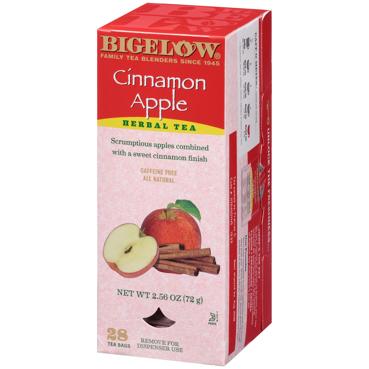Bigelow Tea Cinnamon Apple / 28 Count (Pack of 6) / 6 Herbal