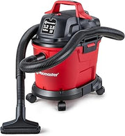 Vacmaster VHB305M 1101 3.2-Gal 2.5 Peak HP Compact Wet/Dry Vacuum Red
