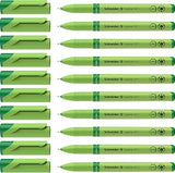 Schneider 9114 Topliner 911 Fineliner Pen Pack of 10 Green