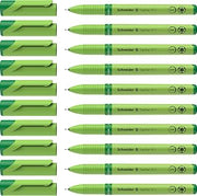 Schneider 9114 Topliner 911 Fineliner Pen Pack of 10 Green