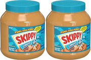 SKIPPY Peanut Butter, Creamy, 7 g protein per serving, 64 oz (Packaging May Vary) (Pack of 2)