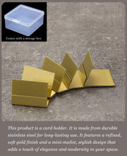 PODUFF Metal Place Card Holders, Gold Table Number Stands, 12 Pack