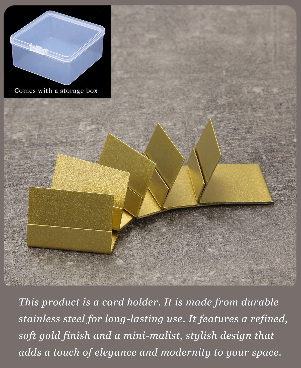 PODUFF Metal Place Card Holders, Gold Table Number Stands, 12 Pack