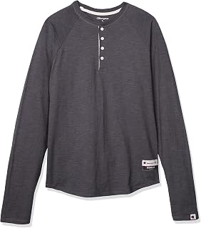 Champion Men's Authentic Originals Long Sleeve Henley