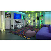 Fluorescent Looped 4' x 6' Area Rug by Joy Carpets – 4' x 6' (Rectangular), Nylon, Fluorescent, Model 450N