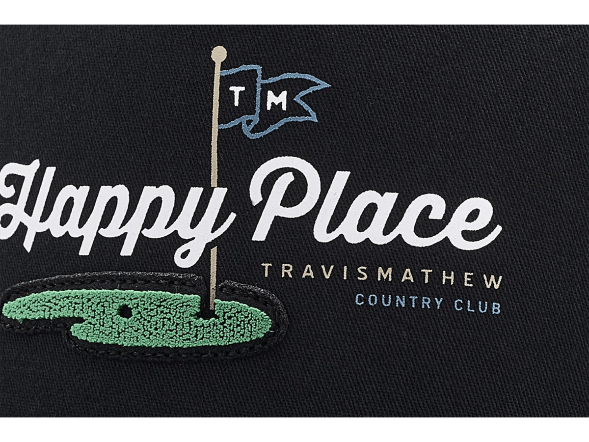 Swing Season Hat by TravisMathew – One Size, Polyester Blend, Black, Model A46119