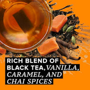 Vanilla Caramel Chai Tea Bags 120-Count (6-Pack of 20) Caffeinated Black Tea with Cinnamon by TAZO – 120 tea Bags, Pack of 6, Model 68769689