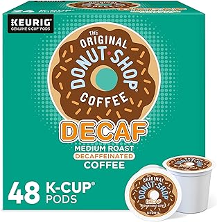 The Original Donut Shop Decaf Keurig Single-Serve K-Cup Pods, Medium Roast Coffee, 48 Count