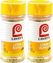 Lawry's Lemon Pepper with Zest of Lemon, 4.5 oz (Pack of 2)