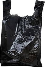 Primepak Plastic Grocery Tote Bag Black, 1/6 BBL | 400/Case