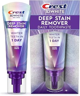 Crest 3DWhite Brilliance Deep Stain Remover Ultra White Toothpaste - 3.1oz