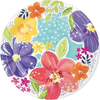 Creative Converting Spring Floral Paper Plates, 8 ct