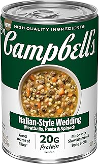 Campbell's Protein Italian Style Wedding Soup, 16.1 Oz