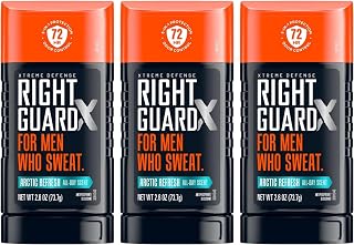 Right Guard Xtreme Defense Arctic Refresh Solid 2.6 Ounce Men (Pack of 3)