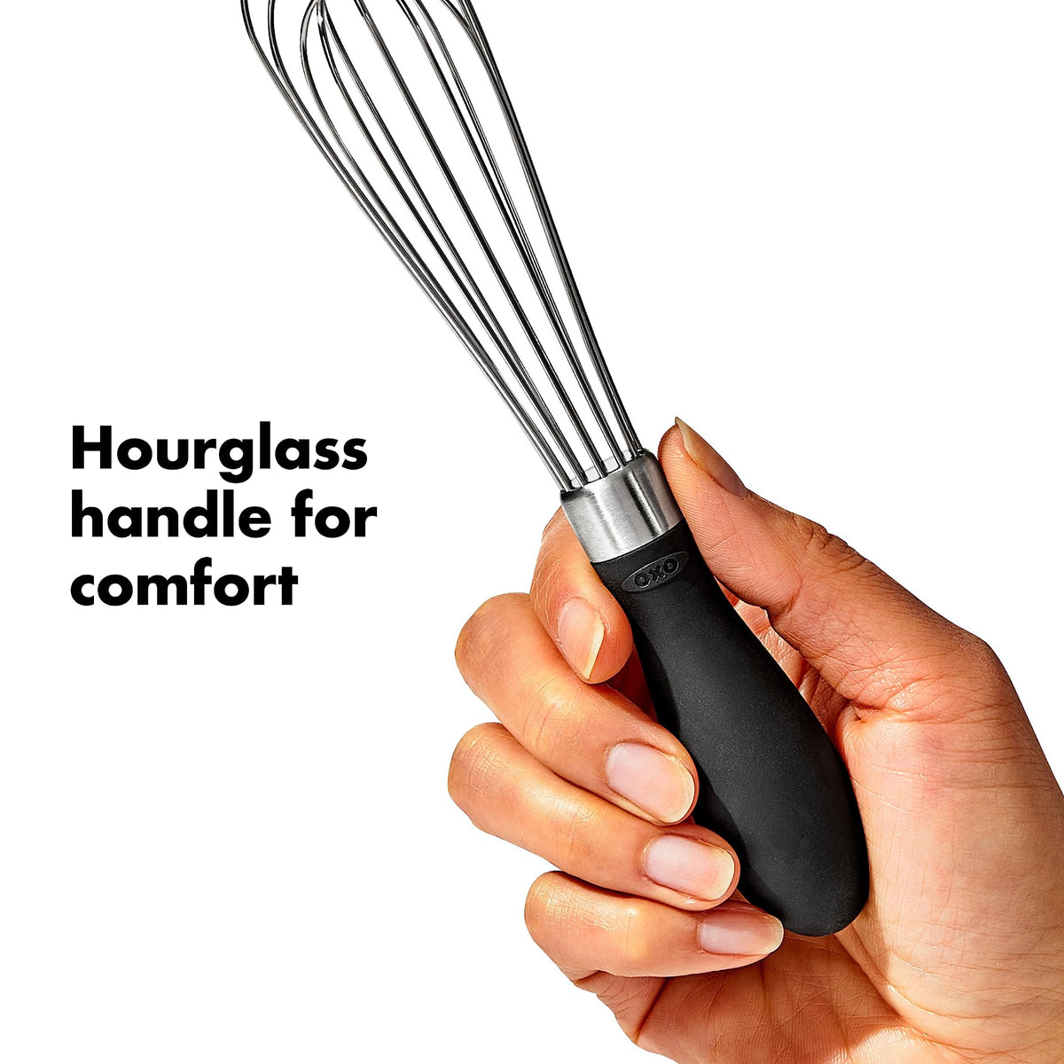 OXO 7.25-Inch / Black / Soft Grip Whisks