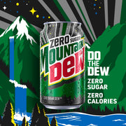 Zero Sugar Soda by Mountain Dew – 12 Fl Oz (Pack of 12), Model 012000191442