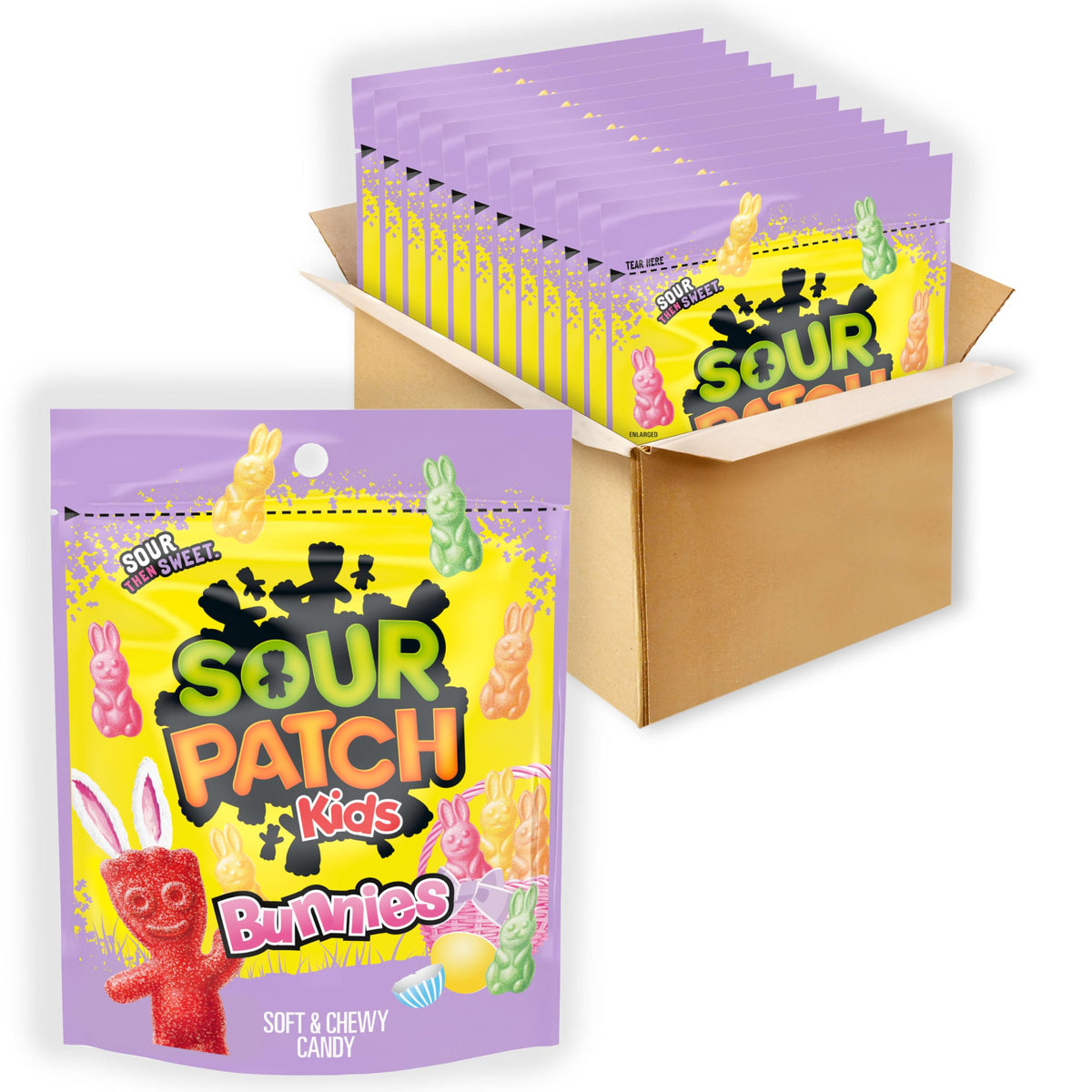 Sour Patch Kids Easter Bunnies / 10 Ounce (Pack of 12) / GEEGVV-717-K103879 Handheld Massagers