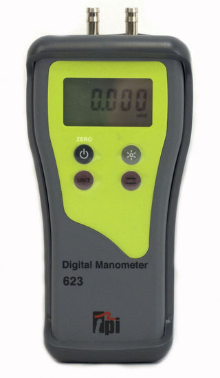Dual Input Differential Manometer by TPI – Polycarbonate (PC)