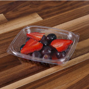 Compostable 8oz Clear Rectangular Deli Containers With Lids by ECO PRODUCTS – 8oz, 8 ounces, PLA Plastic, Clear, Pack of 300